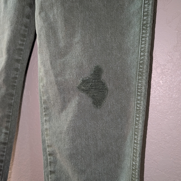 Green-tinted 7 For All Mankind Jeans 0122 - Picture 3 of 9